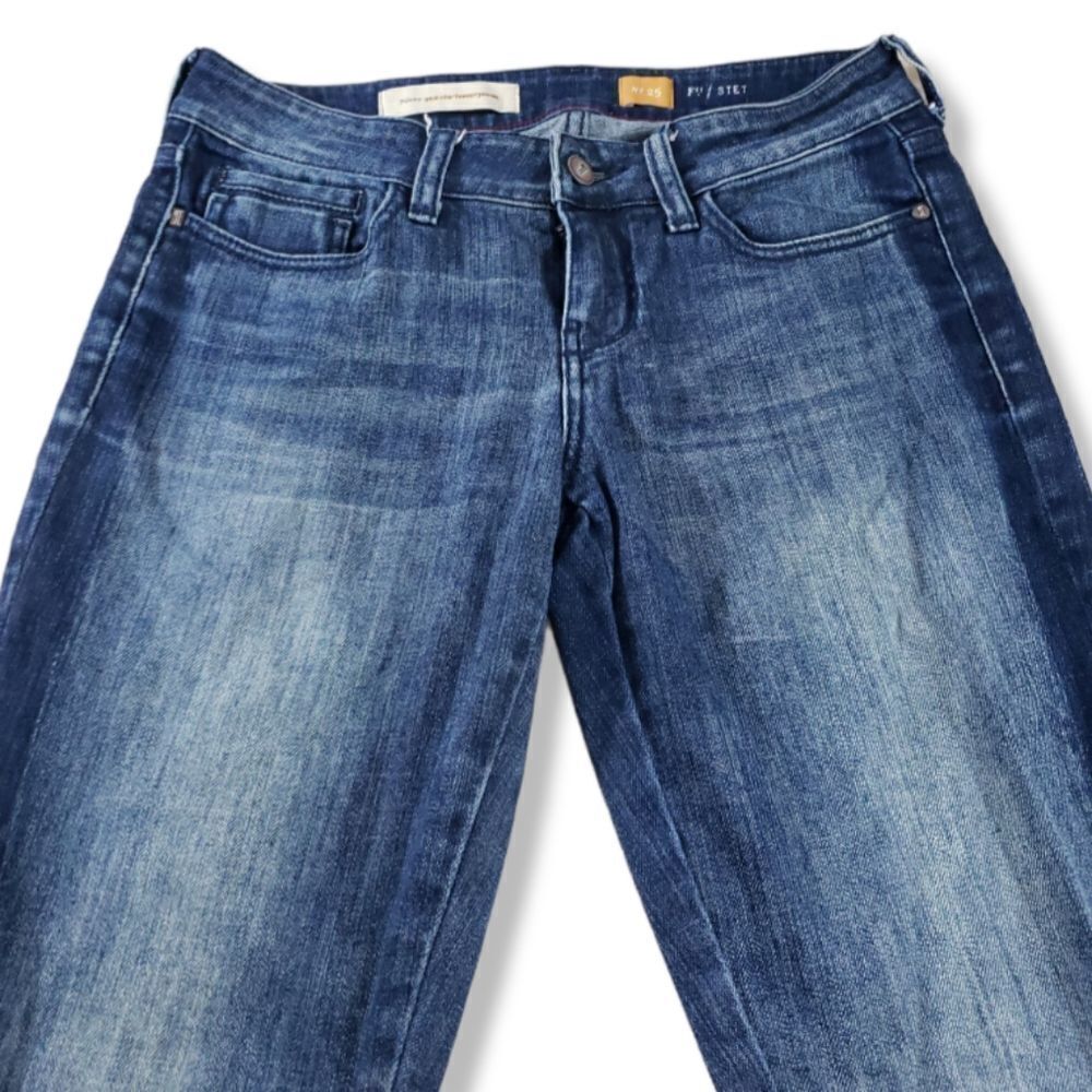 Pilcro And The Letterpress Jeans Size 25 Fit Stet Blue Denim Pants Skinny Jeans - Picture 3 of 6